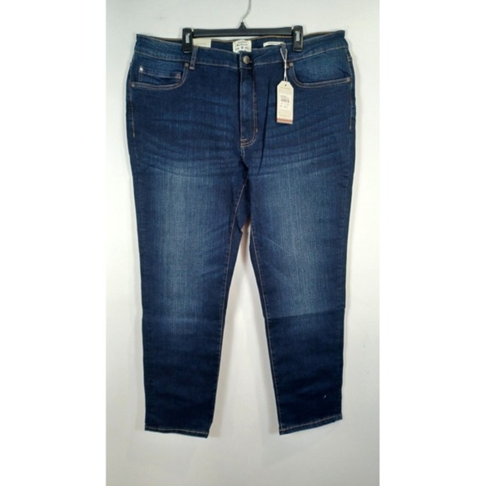 Ben Sherman Shoreditch Wash Navy Blue Jeans Denim Stretch Skinny Fit 42W NWT
